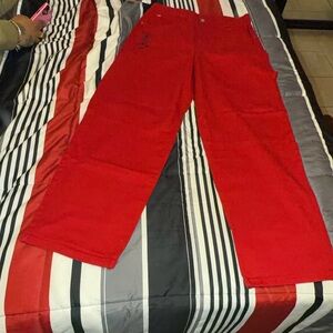 South Pole Men's Red Casual Pants Sz Small Sz 30-32